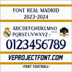font real madrid 2023-2024