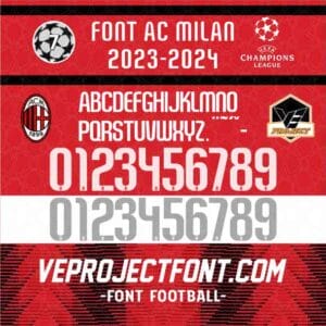FONT AC MILAN 2023-2024