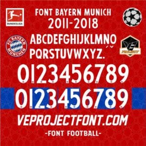 FONT BAYERN MUNICH 2011-2018
