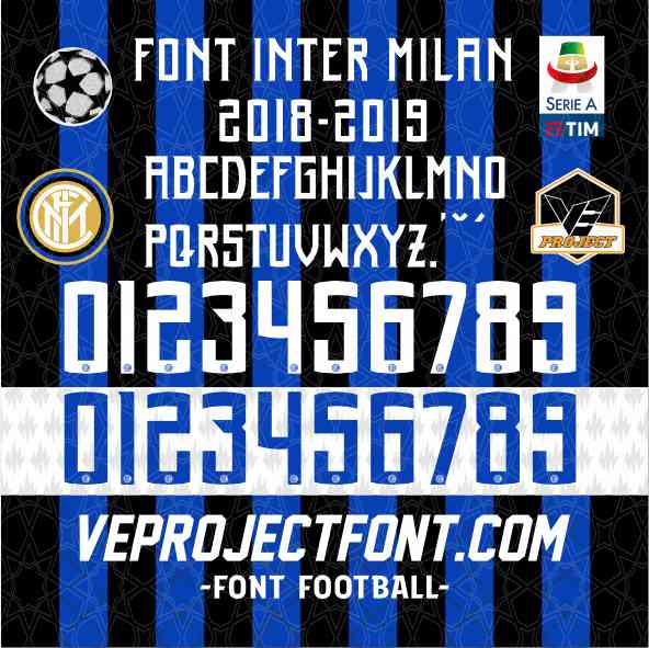 FONT INTER MILAN 2018-2019