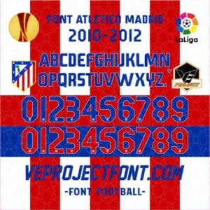 FONT ATLETICO MADRID 2010-2012