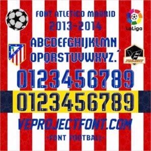 FONT ATLETICO MADRID 2013-2014