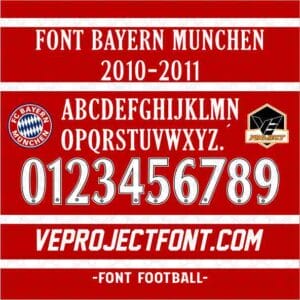 FONT BAYERN MUNICH 2010-2011