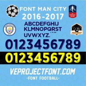 FONT MANCHESTER CITY 2016-2017