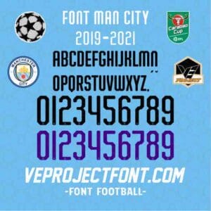 FONT MANCHESTER CITY 2019-2021