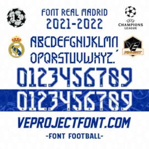 FONT REAL MADRID 2021-2022