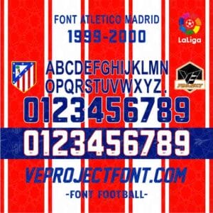 FONT ATLETICO MADRID 1999-2000