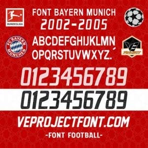 FONT BAYERN MUNICH 2002-2005